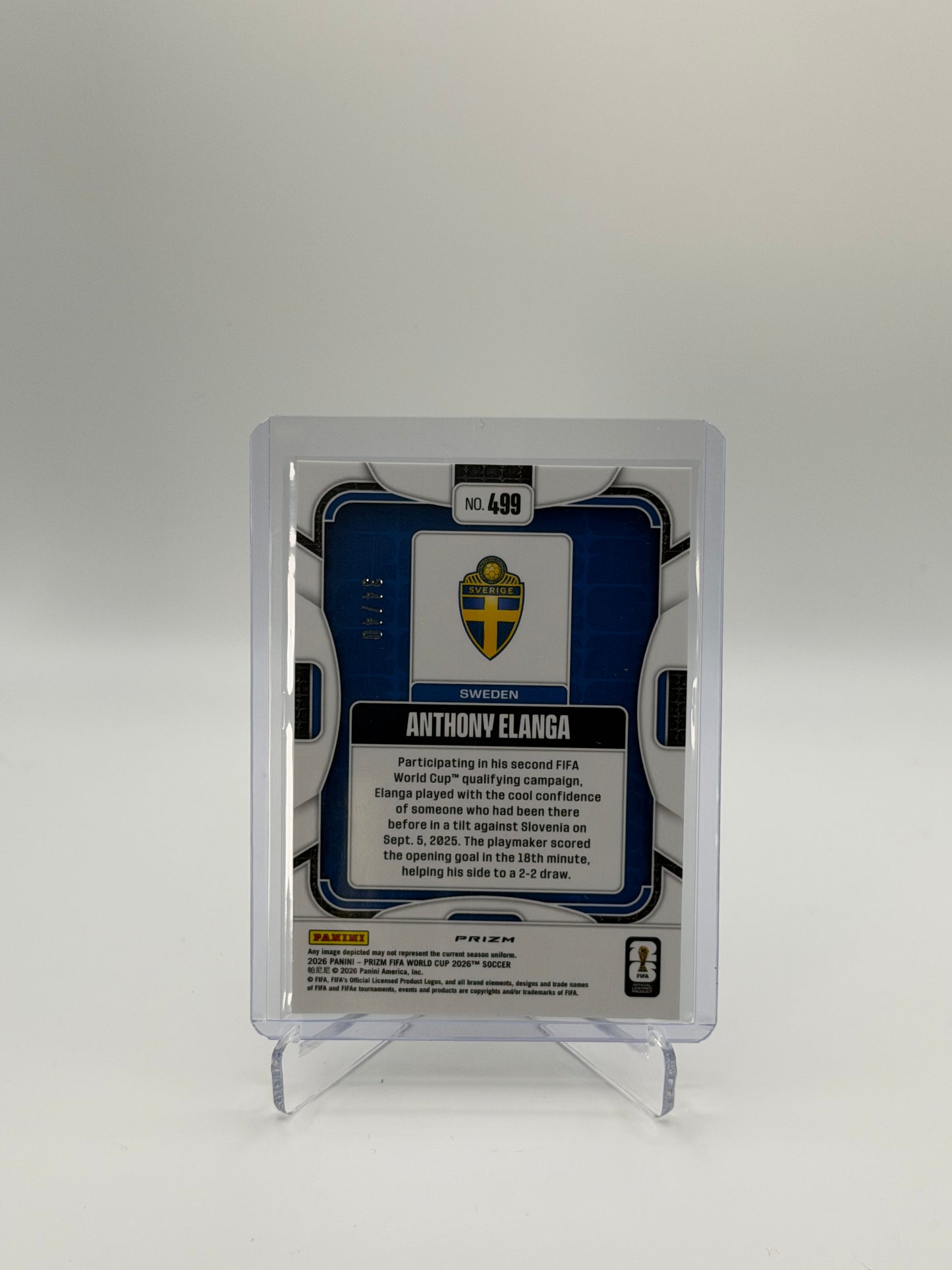 Anthony Elanga /40 - Panini Prizm FIFA World Cup 2026