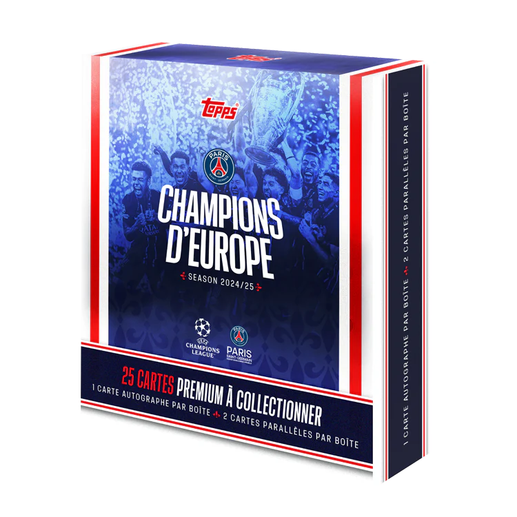 Topps Paris Saint-Germain Champions d’Europe 2025 - Hobby Box