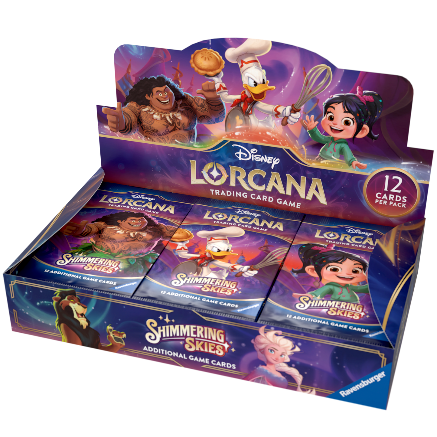 Disney Lorcana TCG: Shimmering Skies Booster Display