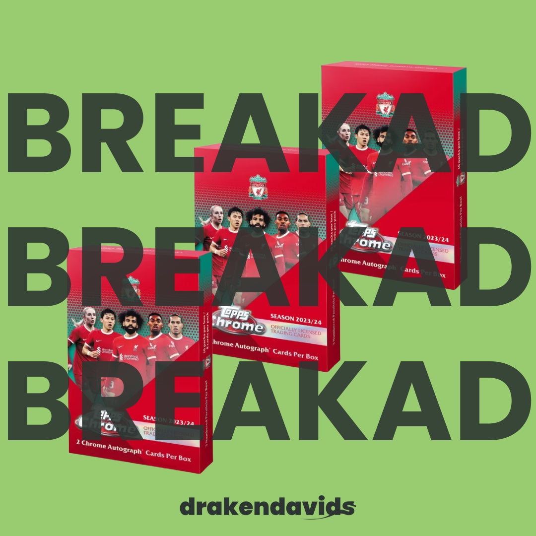 Boxbreak #486 - 3 x Topps Chrome Liverpool 23/24 - Hobby Box