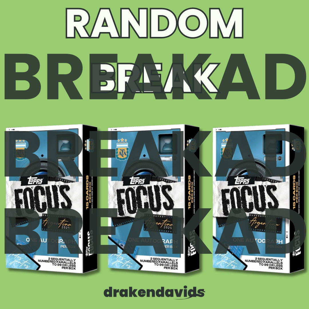 Boxbreak #583 - RANDOMBREAK 3 x Topps Focus Argentina 2025 - Hobby