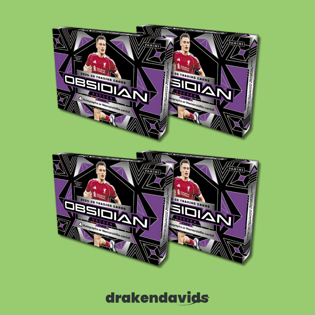 Boxbreak #978 - 4 x Panini Obsidian Soccer 25/26 - Hobby Box