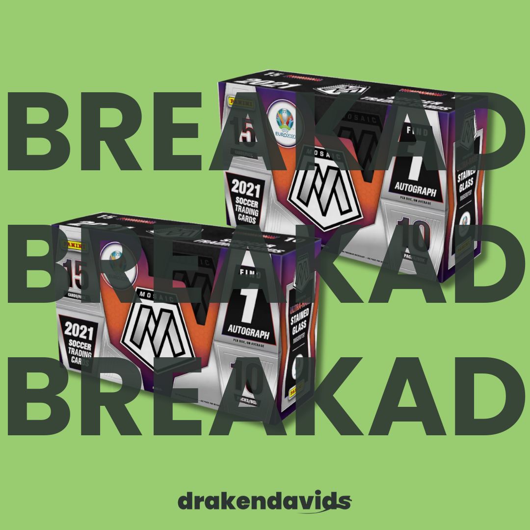 Boxbreak #1016 - 2 x Panini Mosaic Euro 2020 - Hobby