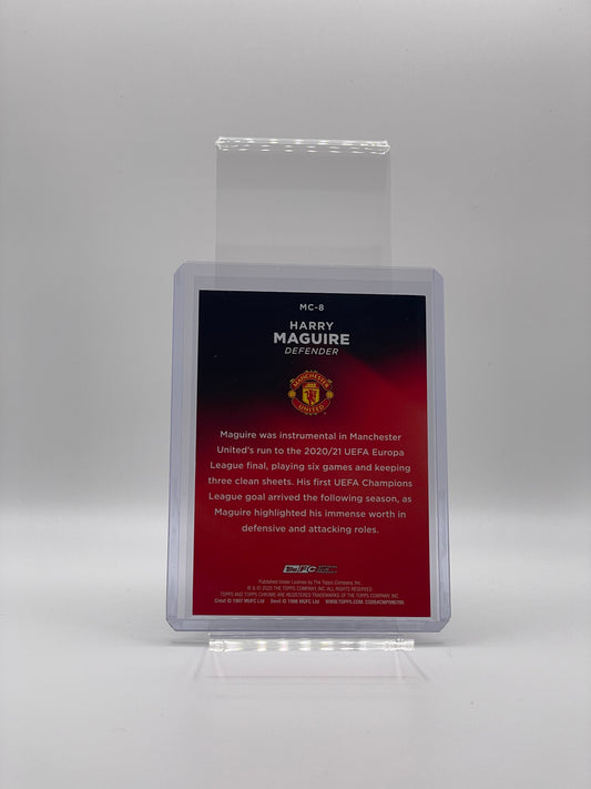 Harry Maguire /25 - Topps Chrome Deluxe Edition Manchester United 24/25