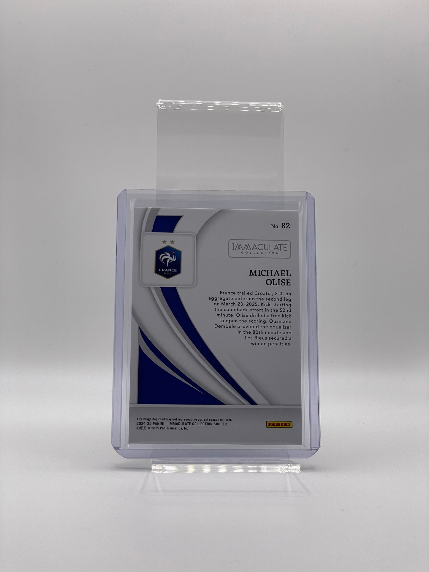 Michael Olise /70 - Panini Immaculate 24/25