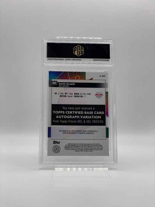 Dani Olmo Autograf - Topps Finest UCC 23/24