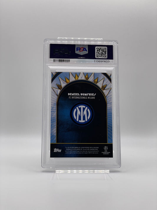 Denzel Dumfries Autograf /49 - Topps Deco UCC 24/25