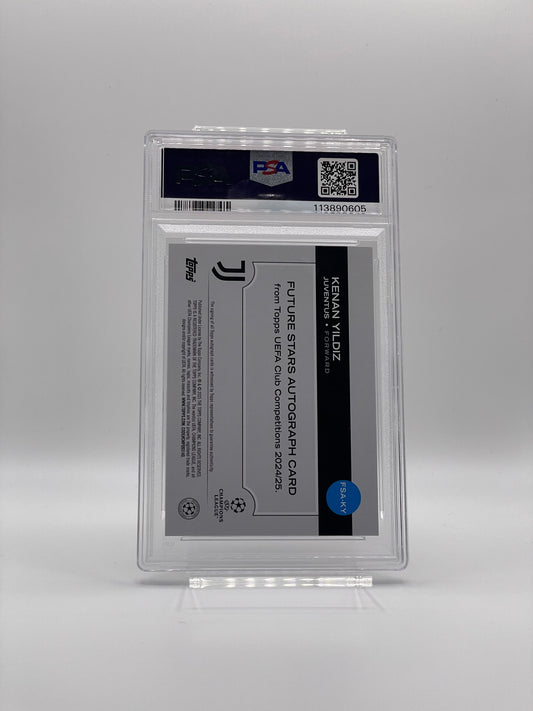 Kenan Yildiz Autograf - Topps Flagship UCC 24/25