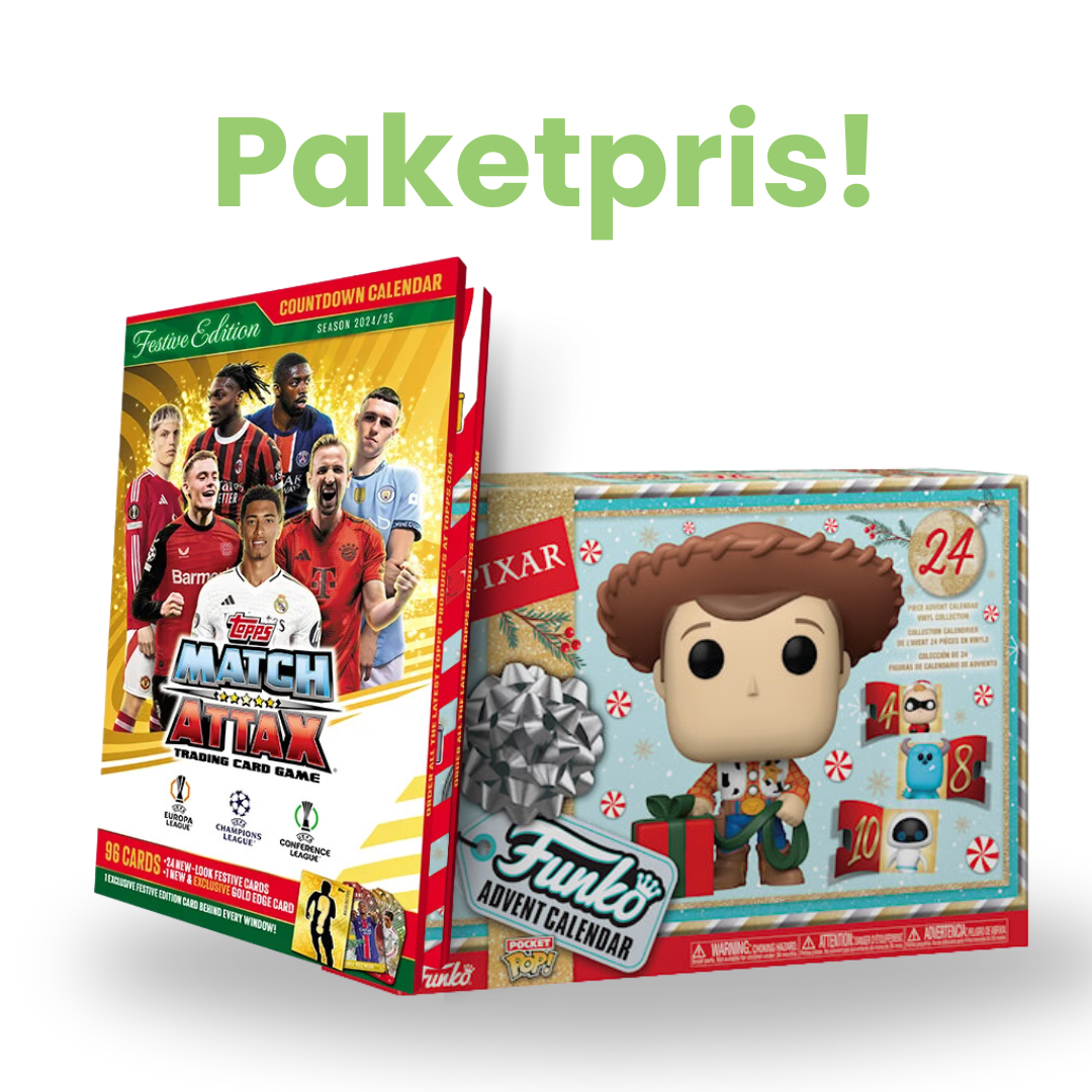 Julkalender Match Attax! + Funko! Pop Disney Pixar
