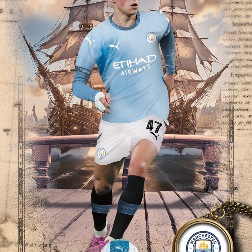 Topps Blue Moon Manchester City 24/25 - Hobbybox