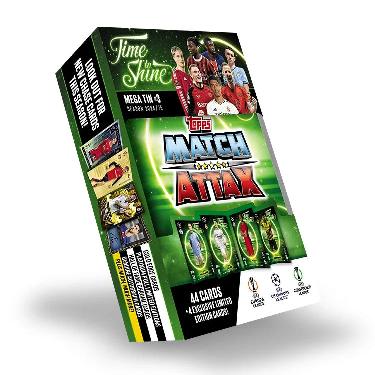 Topps Match Attax 24/25 – Mega Tin 3 – Zeit zu glänzen