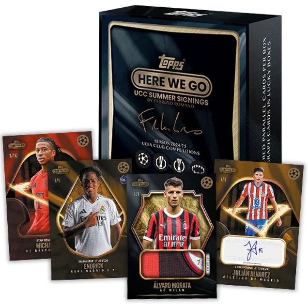 Topps UCC Sommer-Neuverpflichtungen 24/25 – Fabrizio Romano – Hobby Box