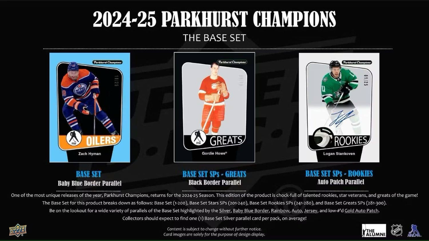 Upper Deck NHL Parkhurst Champions 2024-25 - Hobby Box