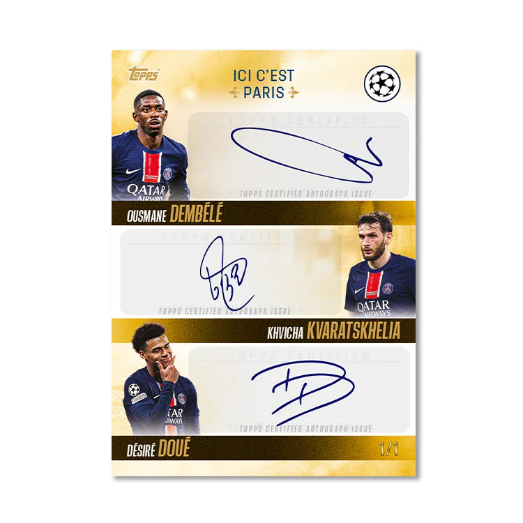 Topps Paris Saint-Germain Champions d’Europe 2025 - Hobby Box