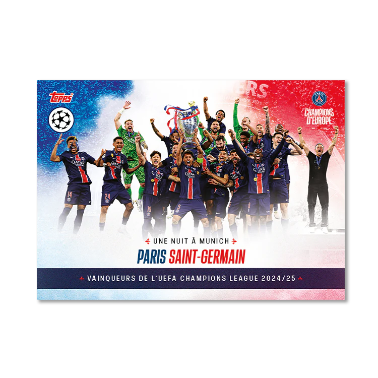 Topps Paris Saint-Germain Champions d’Europe 2025 - Hobby Box