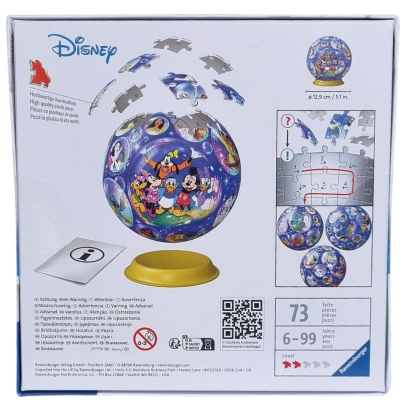 Disney Karaktärer 72 bitar 3D Pussel