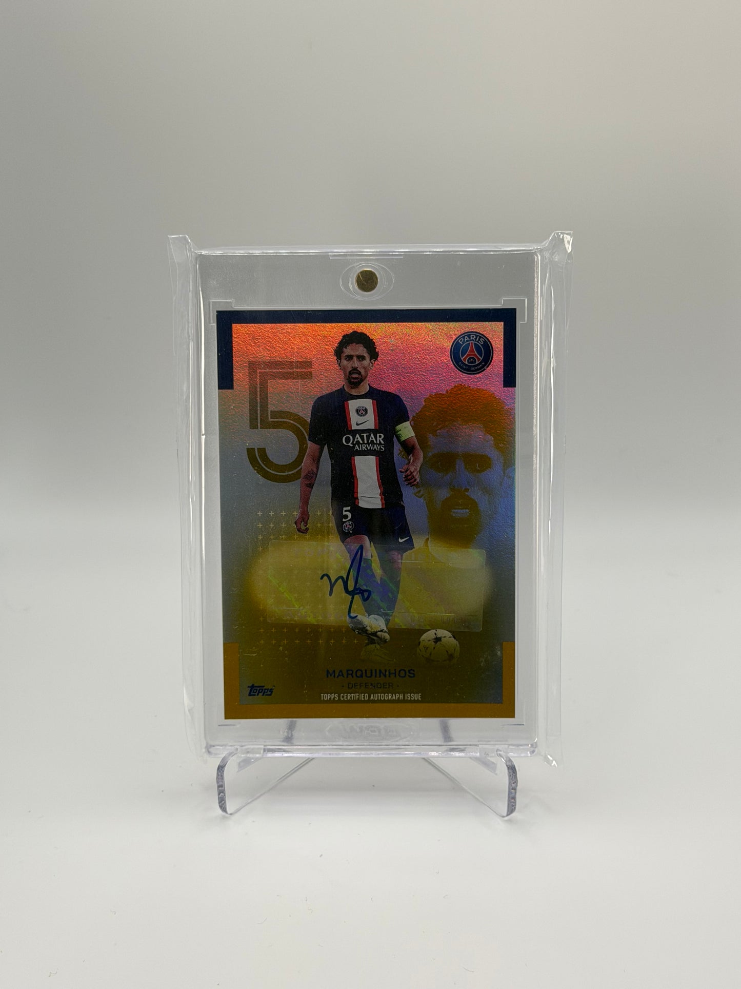 Marquinhos Auto 1/1 - Topps Paris Saint-Germain Team Set 22/23