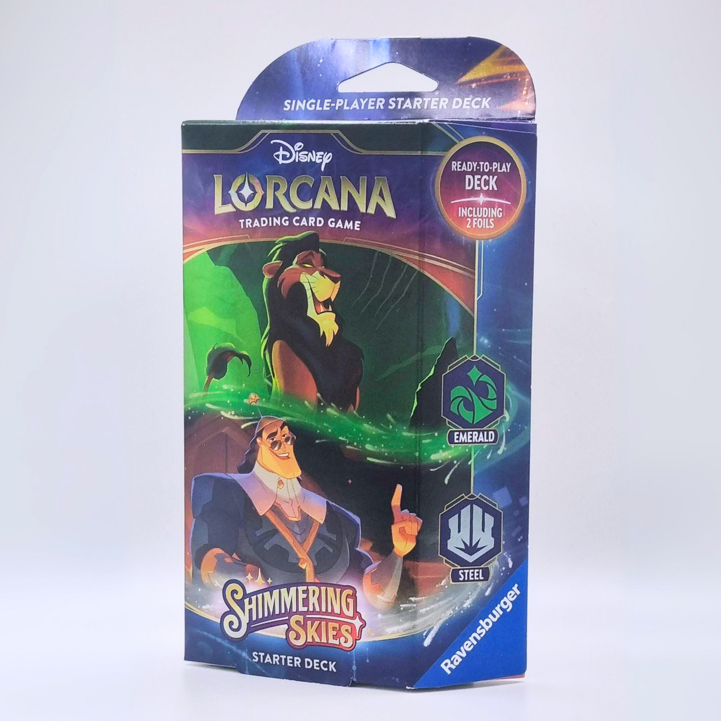 Disney Lorcana TCG: Shimmering Skies Starter Deck (Emerald/Steel)
