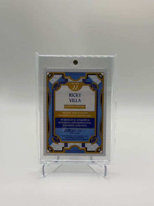 Ricky Villa Auto 1/1 - Topps Argentina Team Set 2024