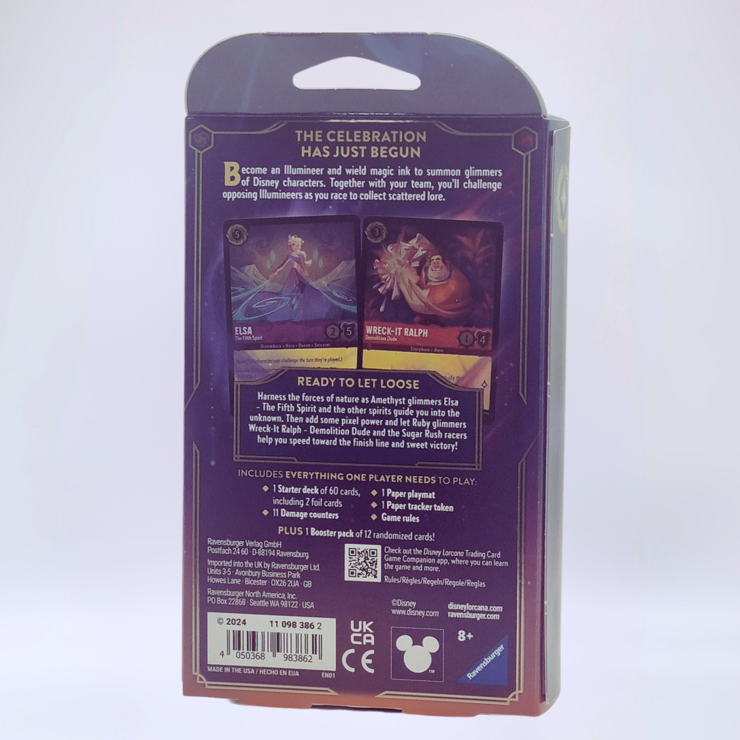 Disney Lorcana TCG: Shimmering Skies - Elsa & Wreck-It Ralph (Amethyst/Ruby)