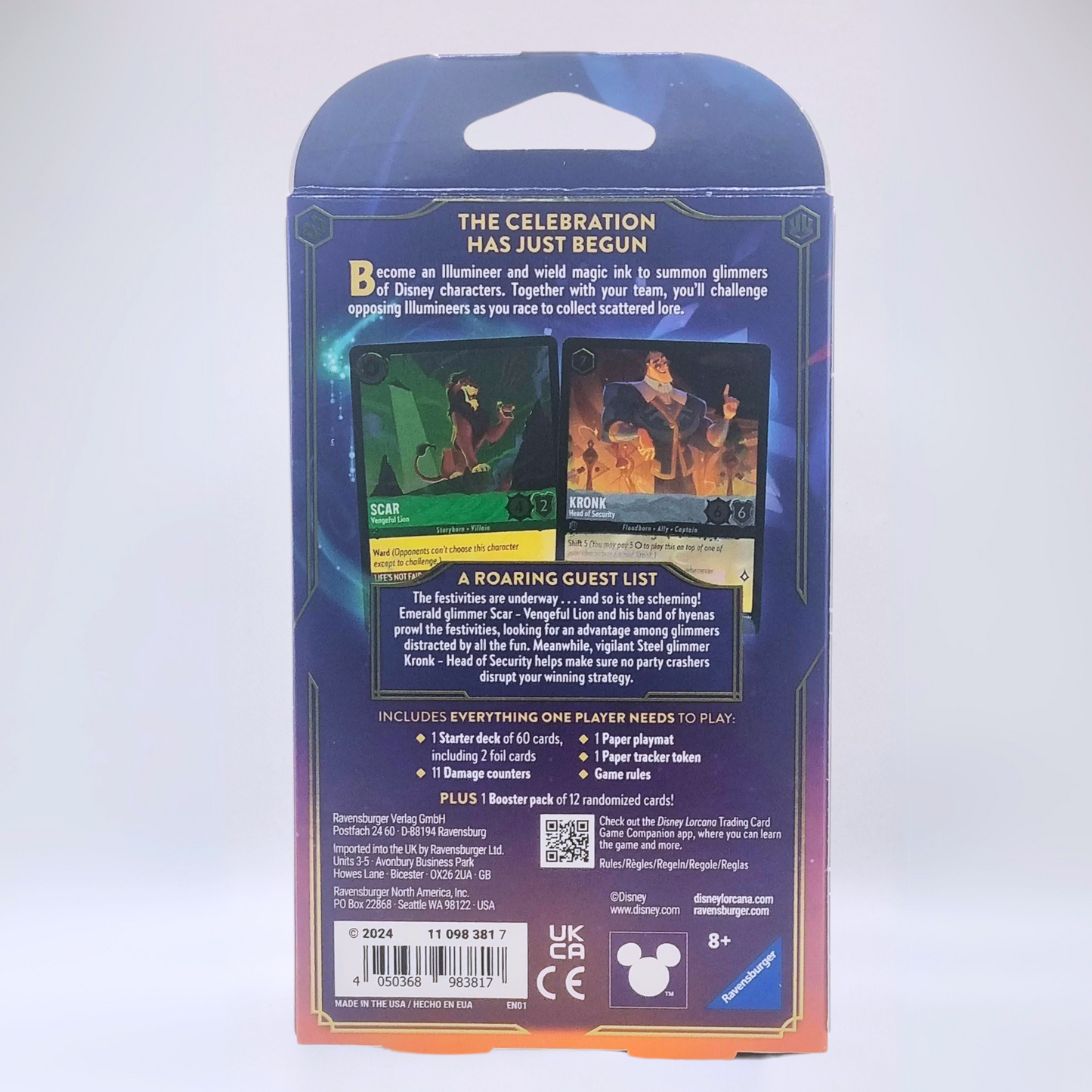 Disney Lorcana TCG: Shimmering Skies Starter Deck (Emerald/Steel)