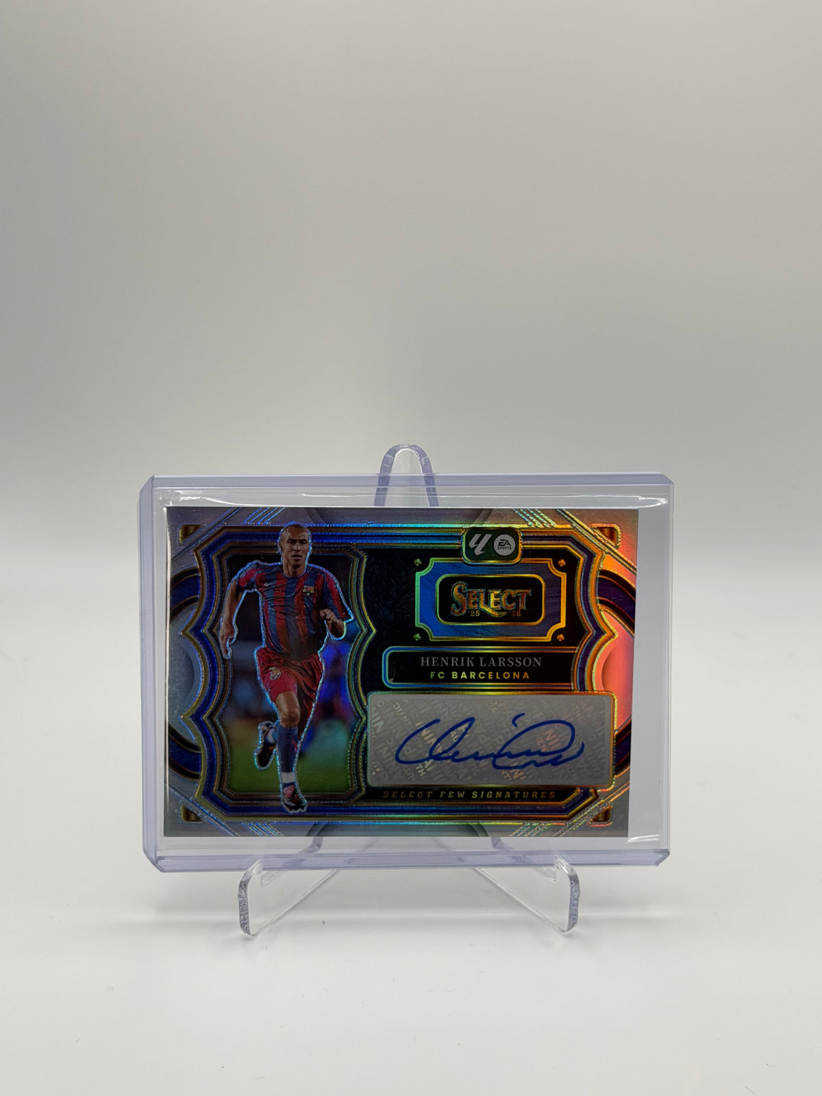 Henrik Larsson Auto - Panini Select La Liga 25/26