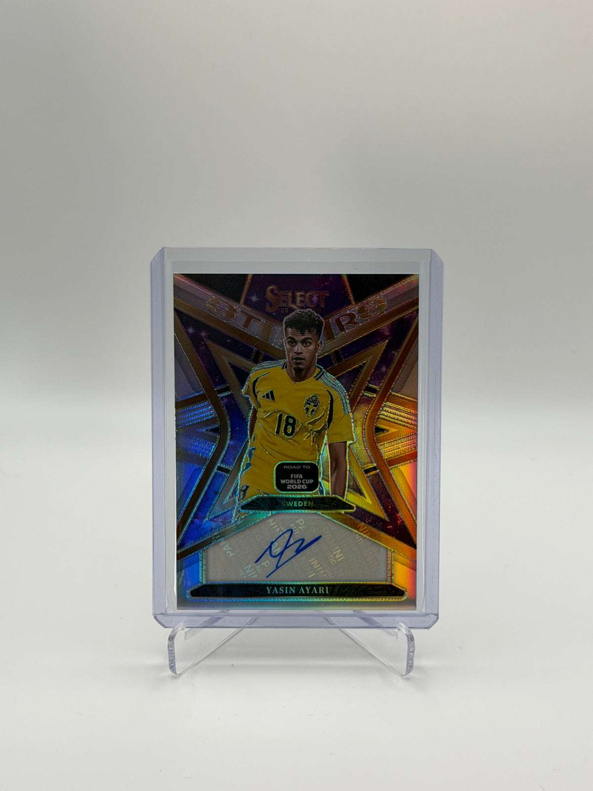 Yasin Ayari Auto - Panini Select FIFA Road To World Cup 2026