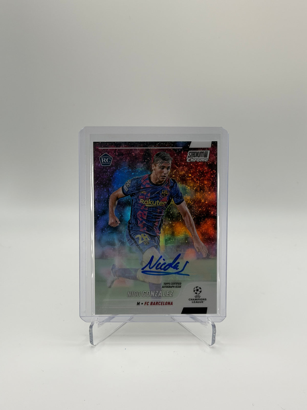 Nico González Auto - Topps Stadium Club Chrome UCC 21/22 [RC]
