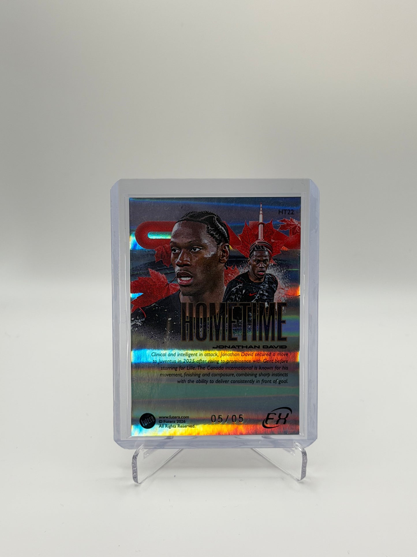 Jonathan David /5 - Futera FX World Football Series 3