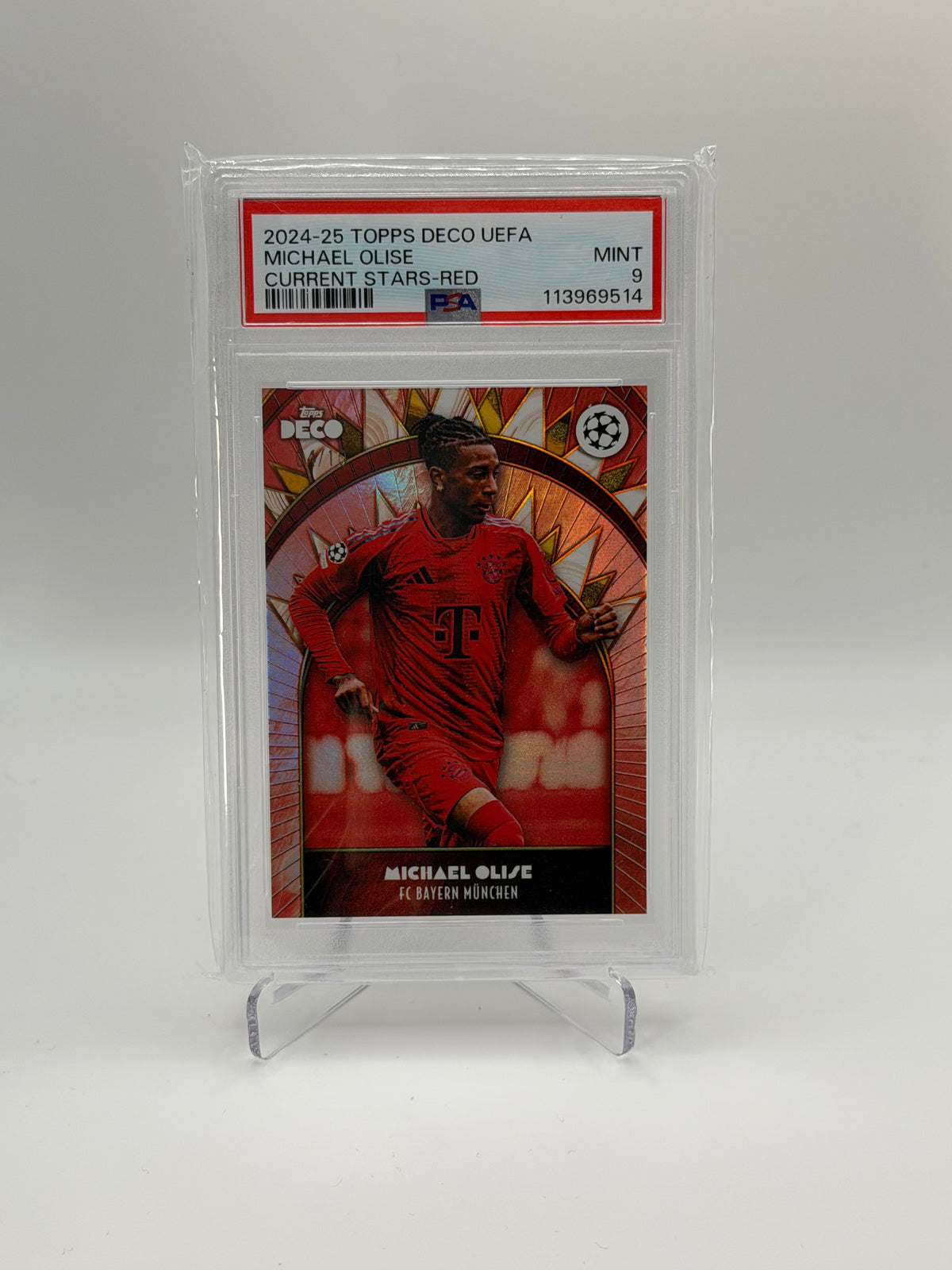 Michael Olise /10 PSA9 - Topps Deco UCC 24/25