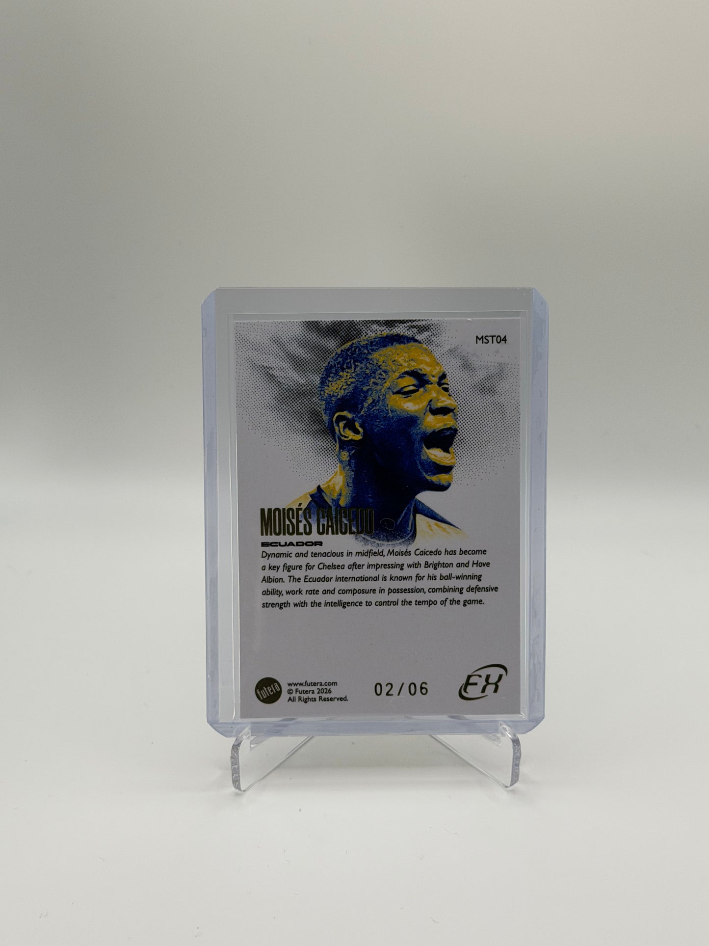 Moisés Caicedo  /6 - Futera FX World Football Series 3