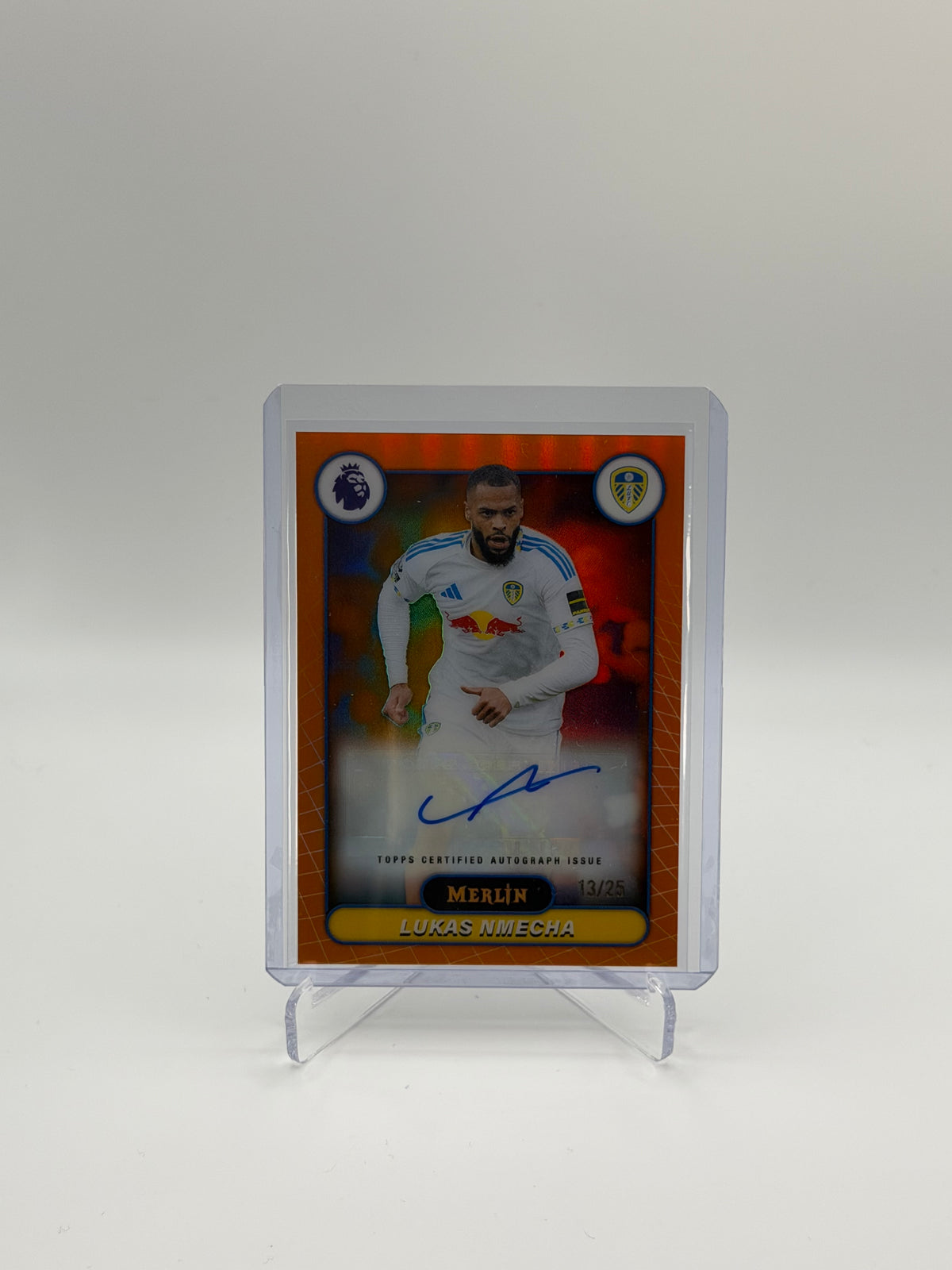 Lucas Nmecha Auto /25 - Topps Merlin Premier League 25/26