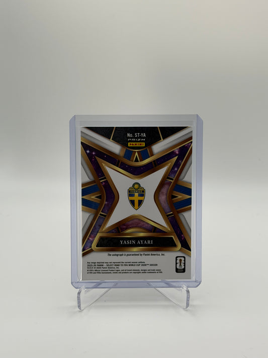 Yasin Ayari Auto - Panini Select FIFA Road To World Cup 2026