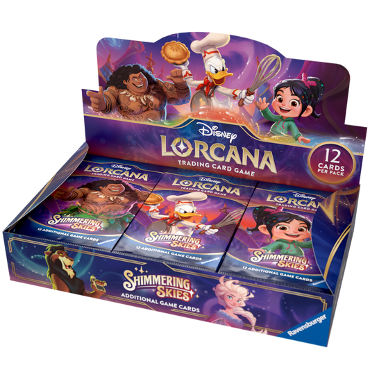 Disney Lorcana TCG: Shimmering Skies Booster Display