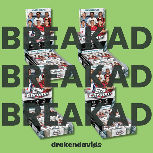 Boxbreak #534 - 4 x Topps Chrome UCC 24/25 - Hobby Box