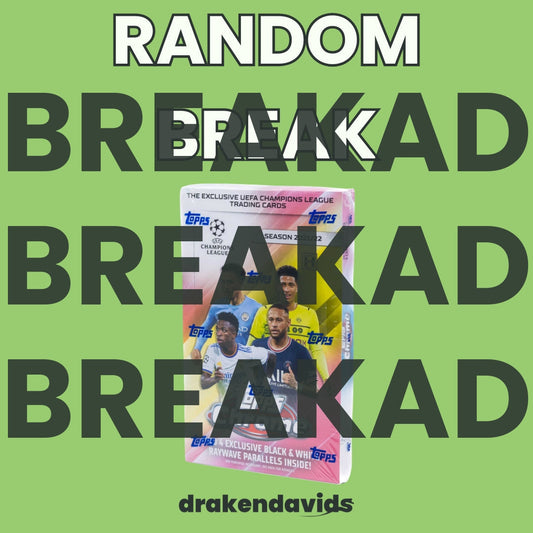 Boxbreak #655 - DRAFT RANDOMBREAK 1 x Topps Chrome UCC 21/22 - Lite Box