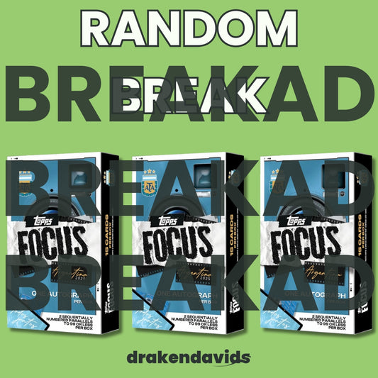 Boxbreak #583 - RANDOMBREAK 3 x Topps Focus Argentina 2025 - Hobby