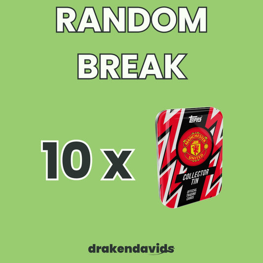 Boxbreak #589 - RANDOMBREAK 10 x Topps Manchester United 25/26 - Collector Tin