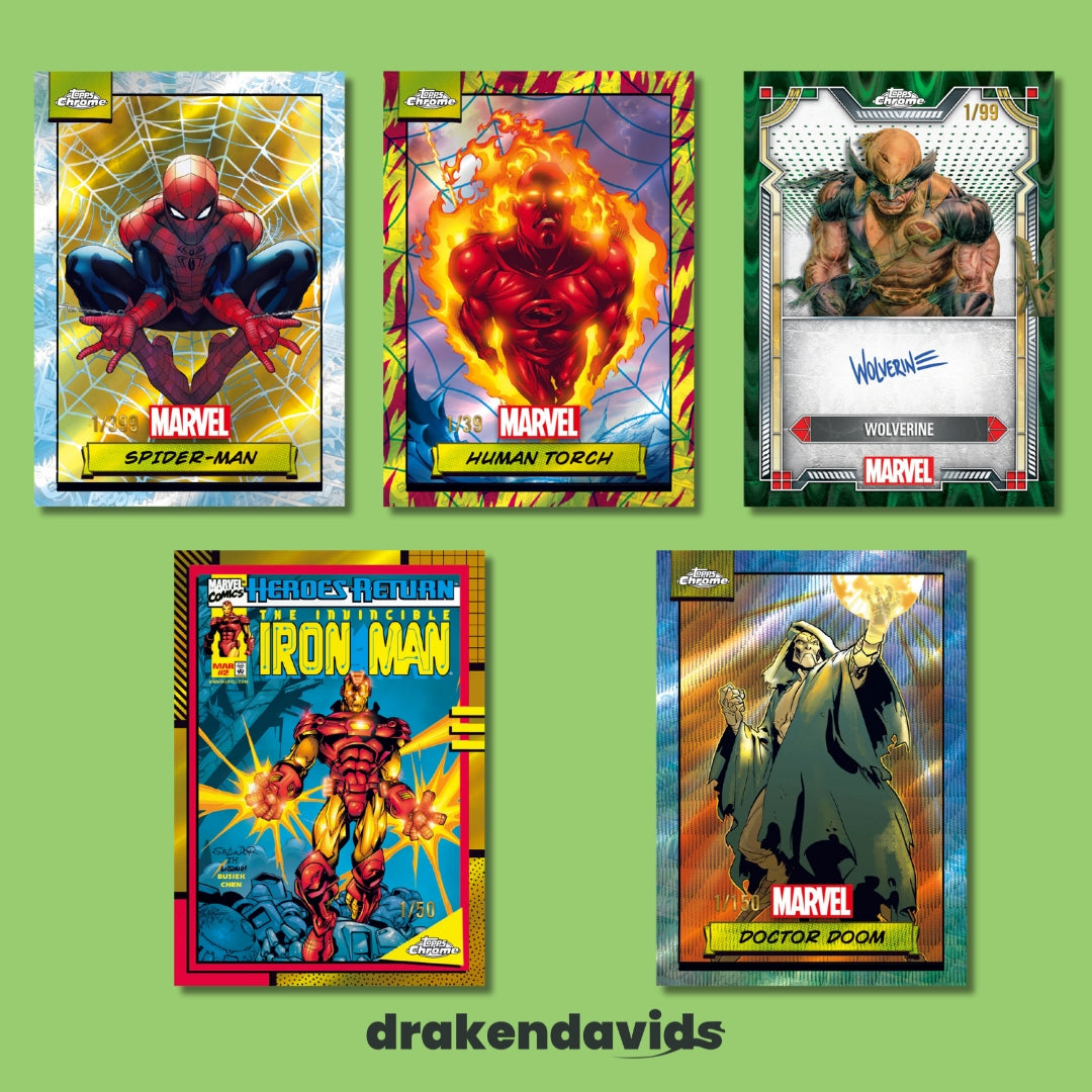 Boxbreak #662 - RANDOMBREAK 1 x Topps Marvel Chrome 2024 - Hobby Box