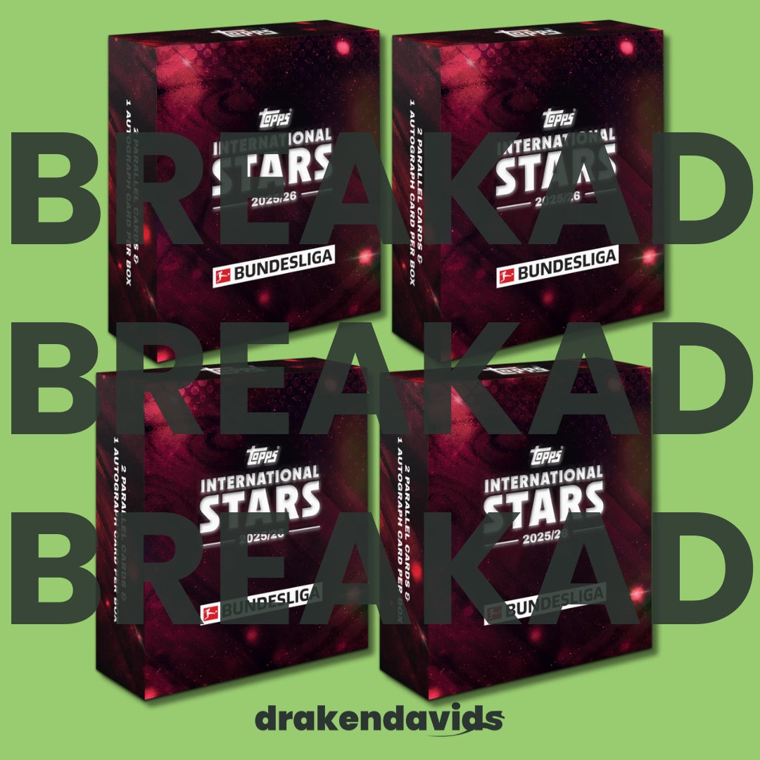 Boxbreak #853 - 4 x Topps Bundesliga International Stars 25/26 - Hobby Box