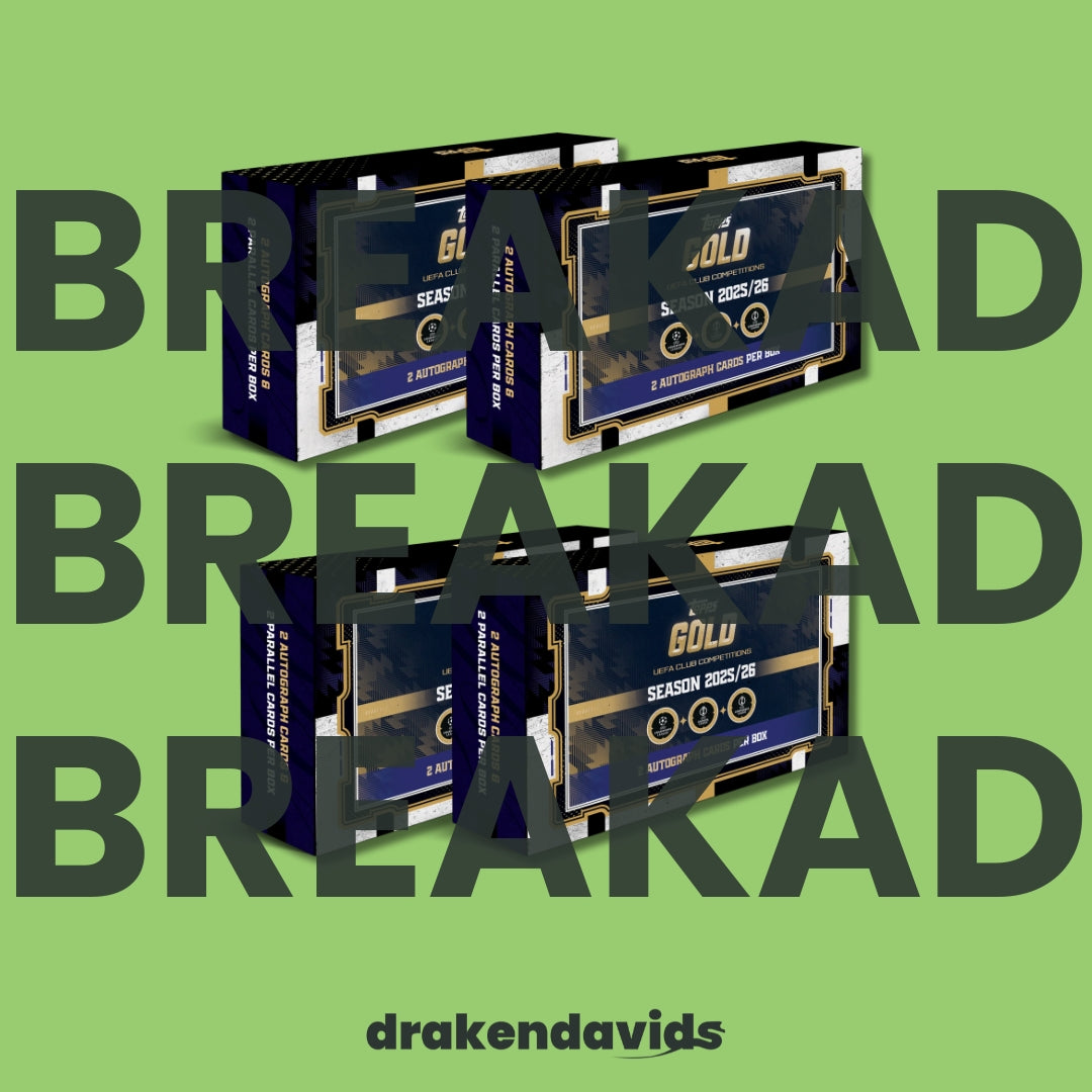 Boxbreak #901 - 4 x Topps Gold UCC 25/26 - Hobby Box