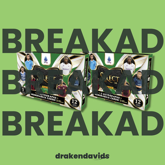Boxbreak #910 - 2 x Panini Select Serie A 25/26 - Hobby Box