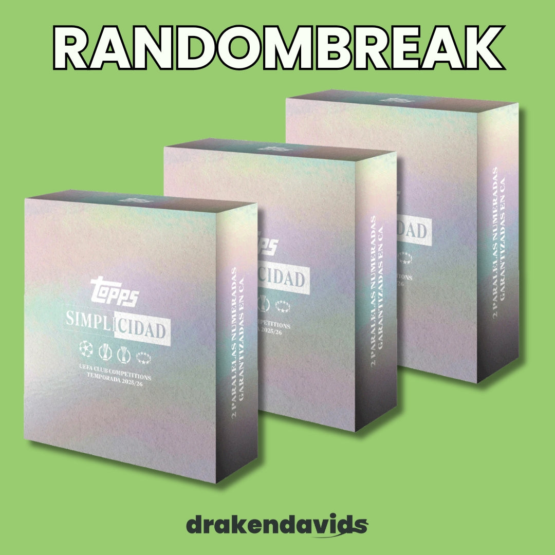 Boxbreak #917 - RANDOMBREAK 3 x Topps Simplicidad UCC 25/26 - Hobby Box