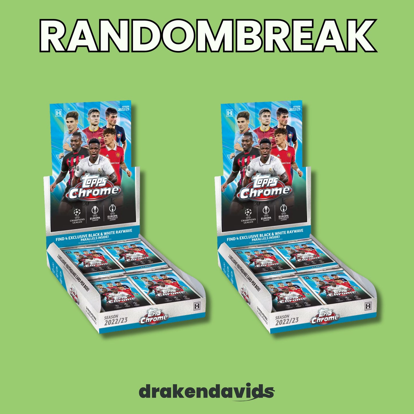 Boxbreak #943 - RANDOMBREAK 2 x Topps Chrome UCC 22/23 - Lite Box