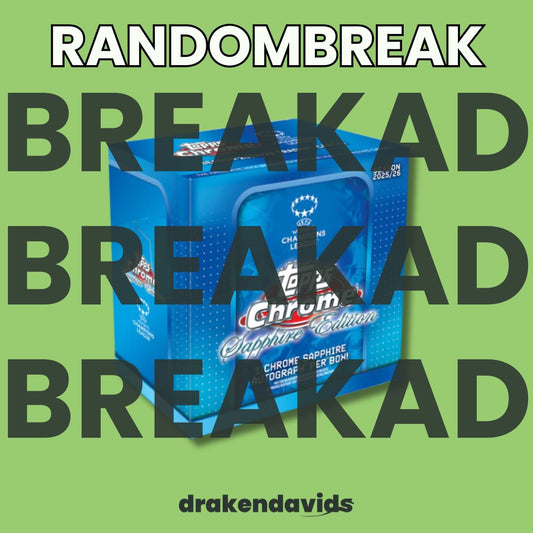 Boxbreak #950 - RANDOMBREAK 1 x Topps UWCL Chrome Sapphire 25/26 - Hobby Box