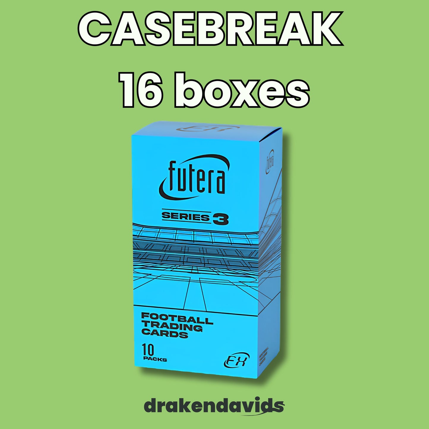Boxbreak #962 - 16 x Futera FX World Football Series 3 - Hobby Box [Sealed Full Case]