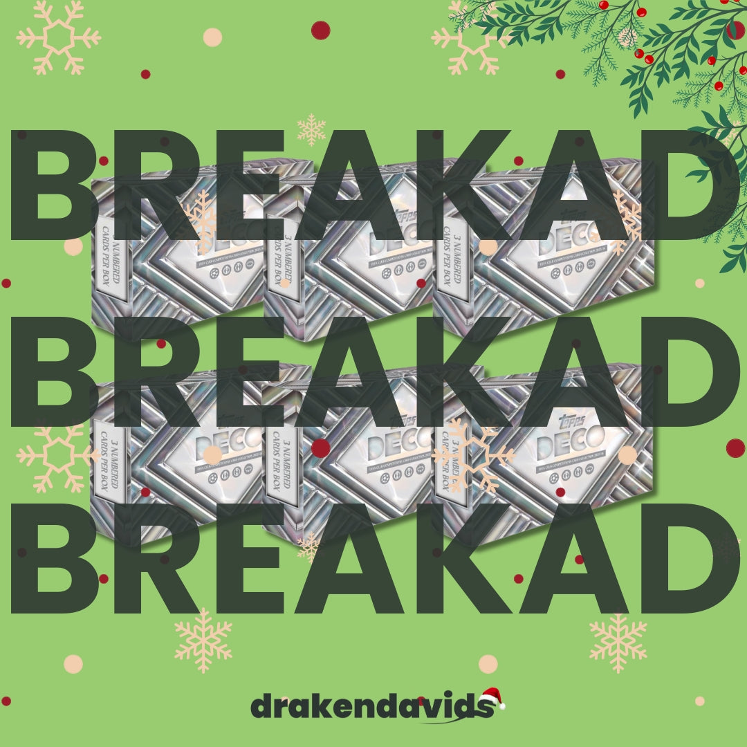 Boxbreak #670 - 6 x Topps Deco UCC 25/26 - Hobby Box