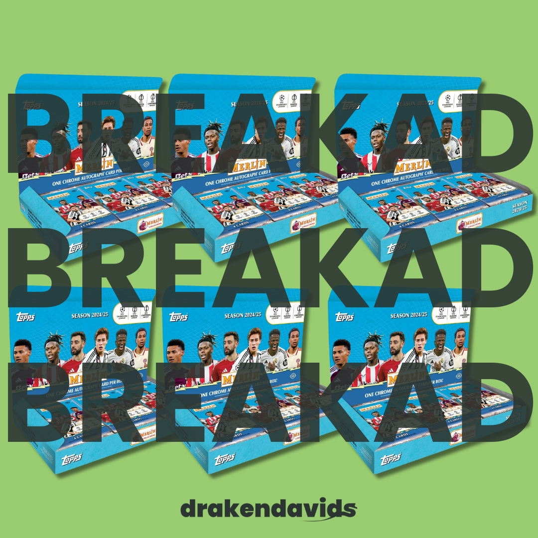 Boxbreak #689 - 6 x Topps Merlin Chrome UCC 24/25 - Hobby Box [HALFCASE]