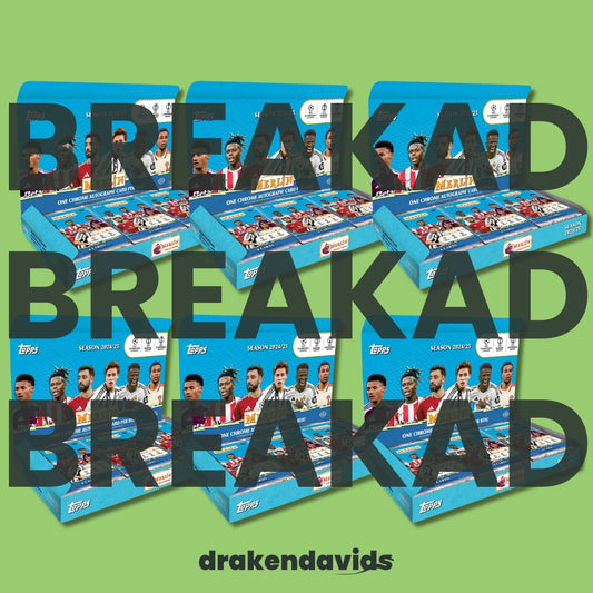 Boxbreak #689 - 6 x Topps Merlin Chrome UCC 24/25 - Hobby Box [HALFCASE]