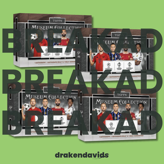 Boxbreak #691 - 4 x Topps Museum UCC 24/25 - Hobby Box [HALFCASE]